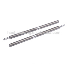 Custom made small diameter stainless steel threaded earth rods